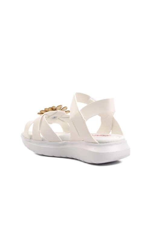 White Girl Flat Sandals Ayakmod Şng 8010 P