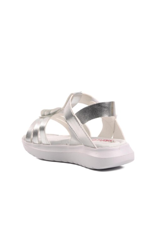 Silver Girl Flat Sandals Ayakmod Şng 8020 P
