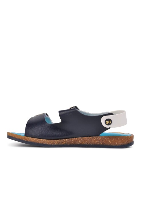 Navy Blue Orthopedic Boys Sandals 006 F