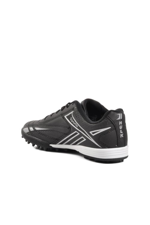 Siyah-Gümüş  Unisex Halı Saha Ayakkabısı 125 G Halı Saha