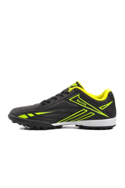 Black-Neon Yellow Unisex Artificial Turf Shoes 125 G Artificial Turf