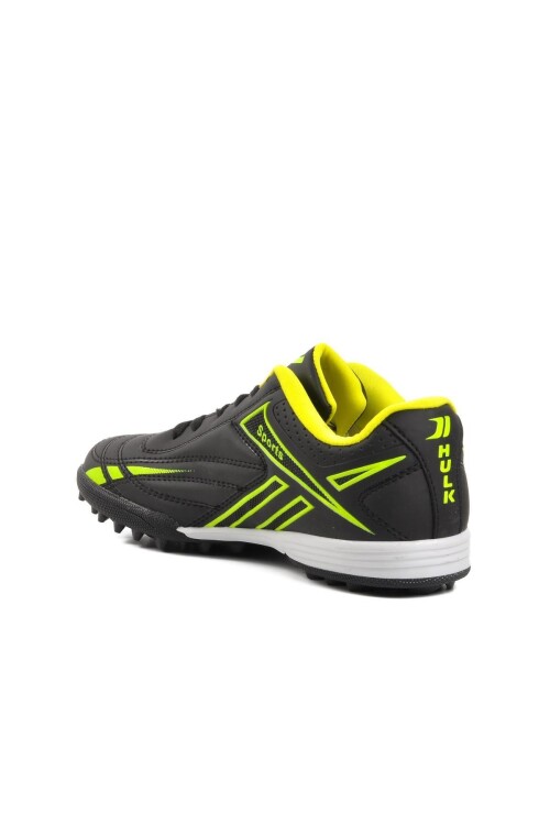 Black-Neon Yellow Unisex Artificial Turf Shoes 125 G Artificial Turf