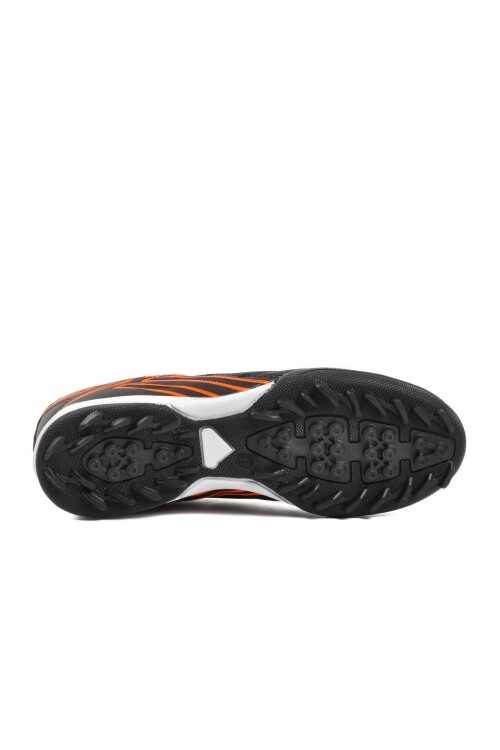 Black-Orange Unisex Artificial Turf Shoes 125 G Artificial Turf