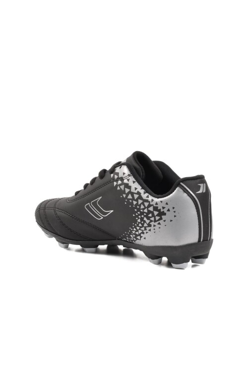 حذاء رياضي رجالي أسود-فضي مقاس 126 م