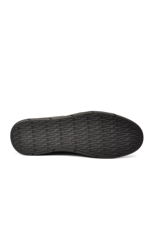 Siyah Nubuk Hakiki Deri Erkek Casual Ayakkabı 1821 M