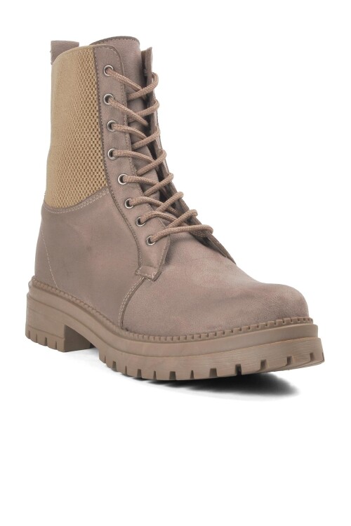 Mink Suede Womens Ankle Boots 2153 Z