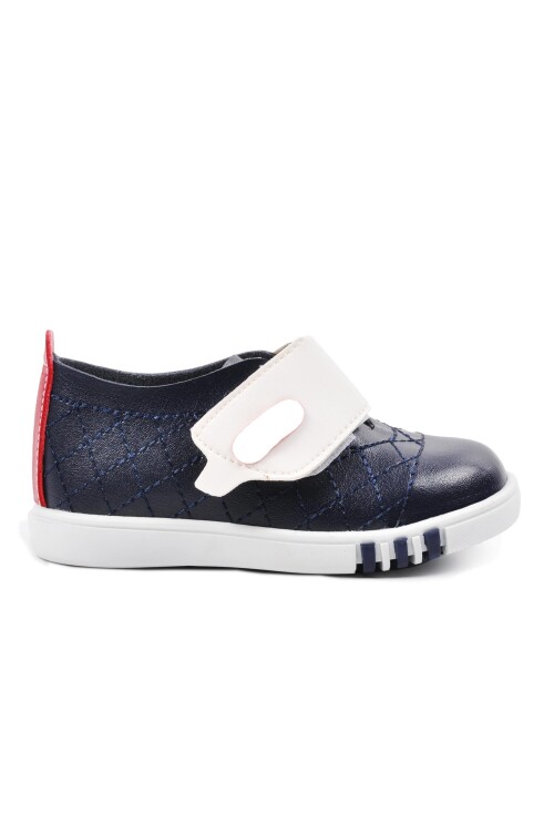 ايكمودحذاء رياضي للأطفال الرضع 21K02 B، أزرق داكن-أبيض-أحمر