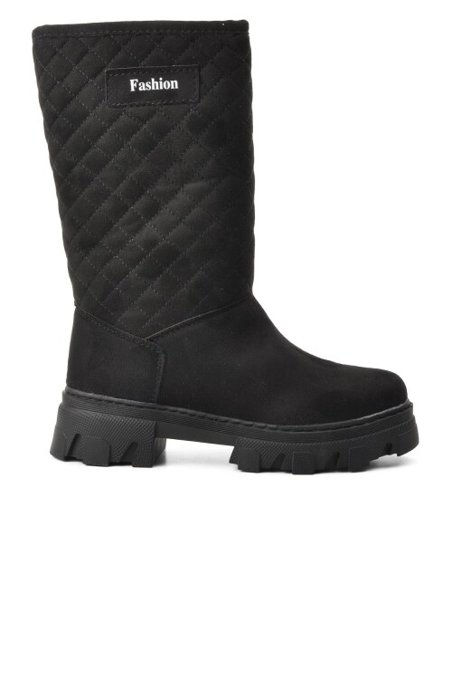 Siyah Süet  Kız Çocuk Bot 2226K F