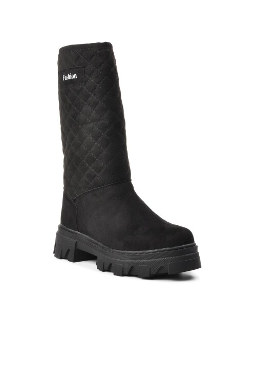 Siyah Süet  Kız Çocuk Bot 2226K F