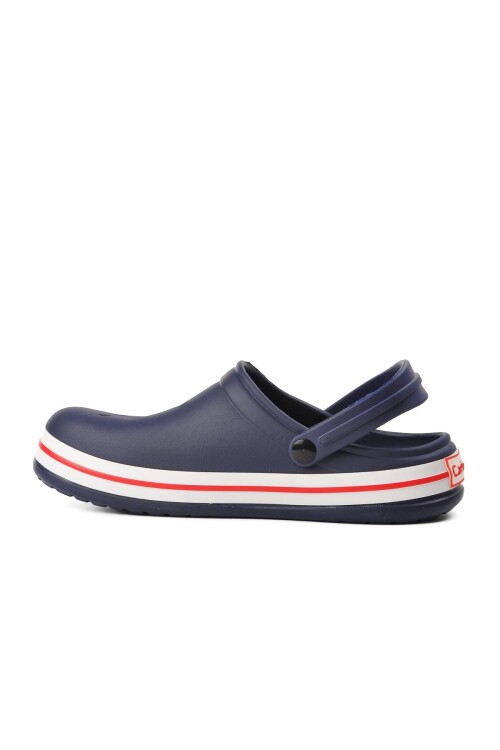 Navy Blue-White-Red Mens Slippers 5001 M