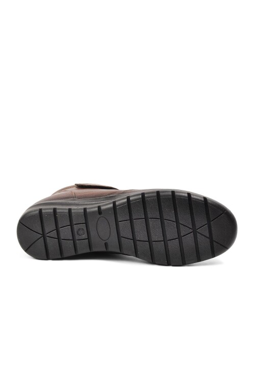 Brown Genuine Leather Anatomical Womens Boots 7118 Z