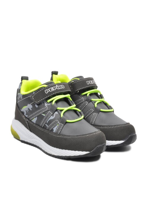 حذاء فيلكرو أصفر دخاني للجنسين للأطفال 740 P