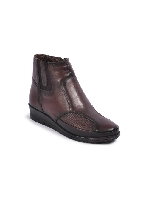 VoyagerKahve Hakiki Deri Anatomik Kadın Bot  Z