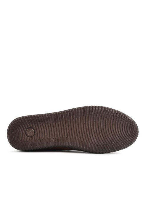 Tan Genuine Leather Anatomic Womens Casual Shoes 7892 Z