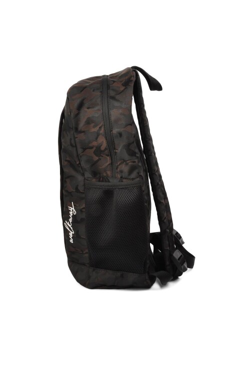 الممشىحقيبة ظهر مموهة بنية للجنسين