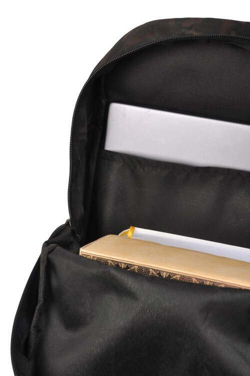 الممشىحقيبة ظهر مموهة بنية للجنسين