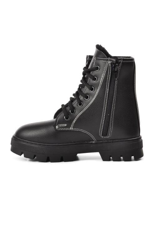 حذاء تقويم العظام أسود اللون للجنسين للأطفال 2301001 F