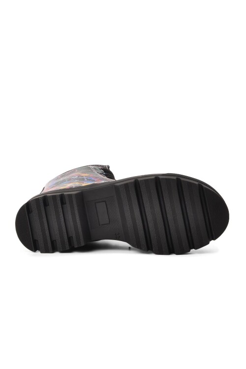 حذاء تقويم العظام أسود اللون للجنسين للأطفال 2301001 F