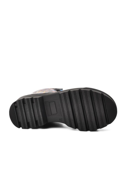 Black Orthopedic Unisex Kids Boots 2301001 P