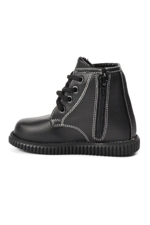 Black Unisex Kids Boots 2301001 B