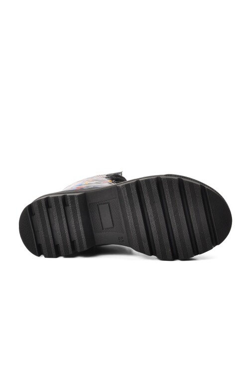 Siyah Rugan Ortopedik Unisex Çocuk Bot 2301001 P