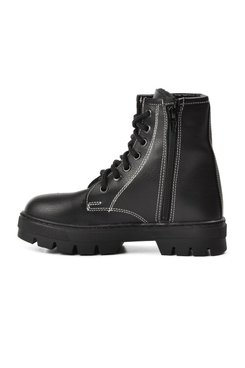 Black Childrens Boots Aspor ARZ 2301002 F