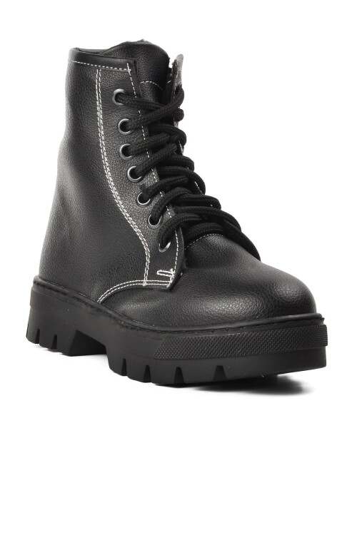 Black Childrens Boots Aspor ARZ 2301002 F