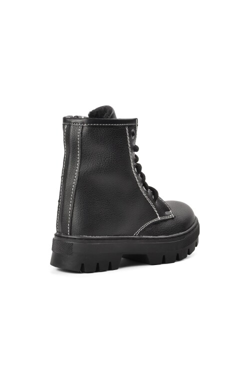 AyakmodBlack Children's Boots Aspor ARZ 2301002 P