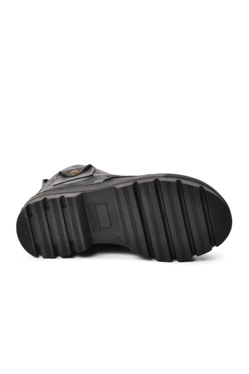 Black Camouflage Orthopedic Boys Boots 2301003 P