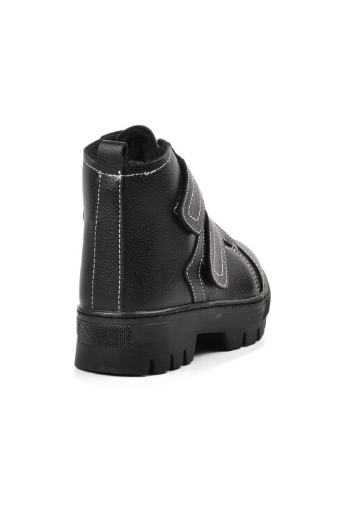 Black Orthopedic Boys Boots 2301004 P