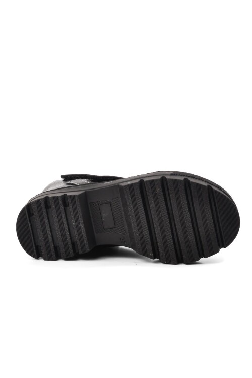 Black Orthopedic Boys Boots 2301004 P