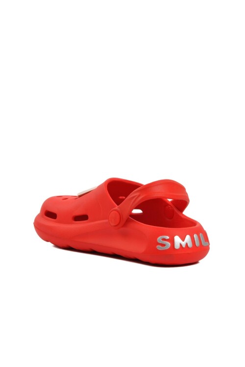 شبشب سابو أحمر للأطفال للجنسين BRN 1648 F