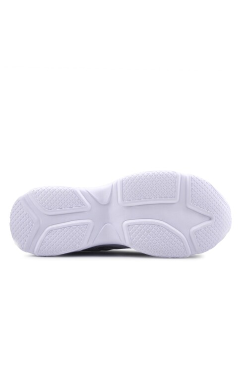 حذاء رياضي نسائي أبيض برباط BST-053 G