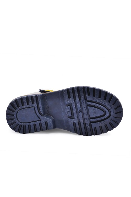 ايكمودحذاء تقويم العظام للأولاد أزرق داكن-أصفر CAT01 P