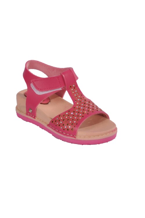 Fuchsia Girls Flat Sandals F-03 P