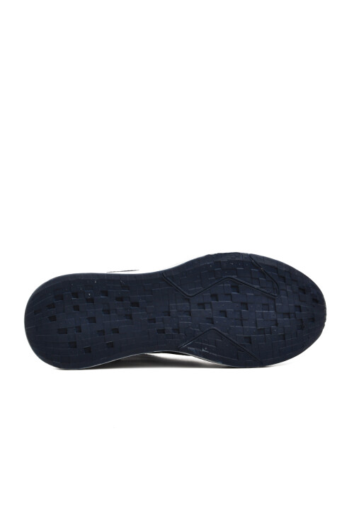 Lacivert Buz Kırmızı Fileli Hafif Esnek Erkek Spor Ayakkabı Ravello M