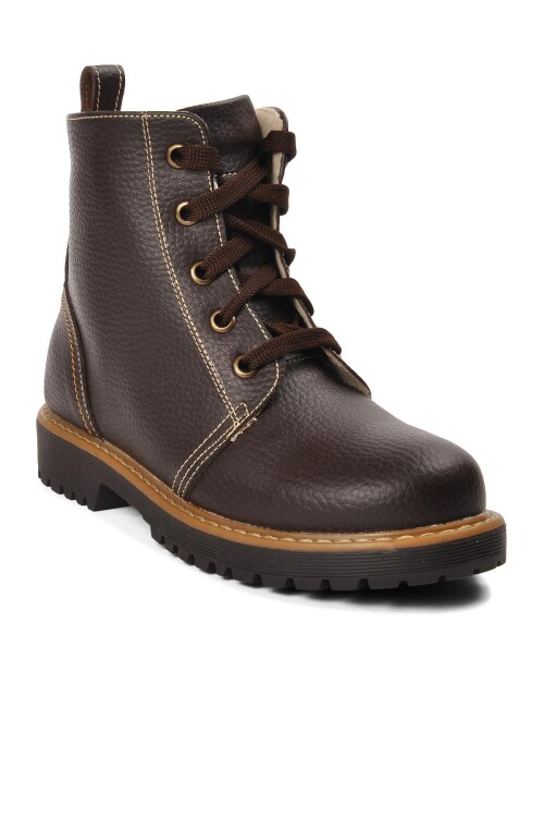 Brown Childrens Boots ŞNG 2301998 F