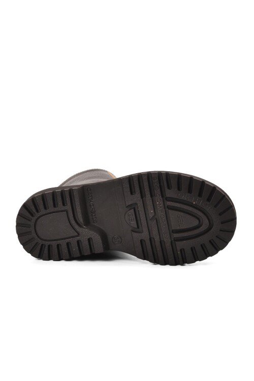 Brown Unisex Kids Boots ŞNG 2301998 P
