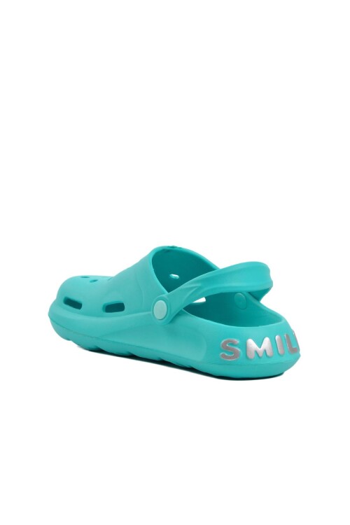 AyakmodAqua Green Children's Slippers Aspor T-REX 1648 G