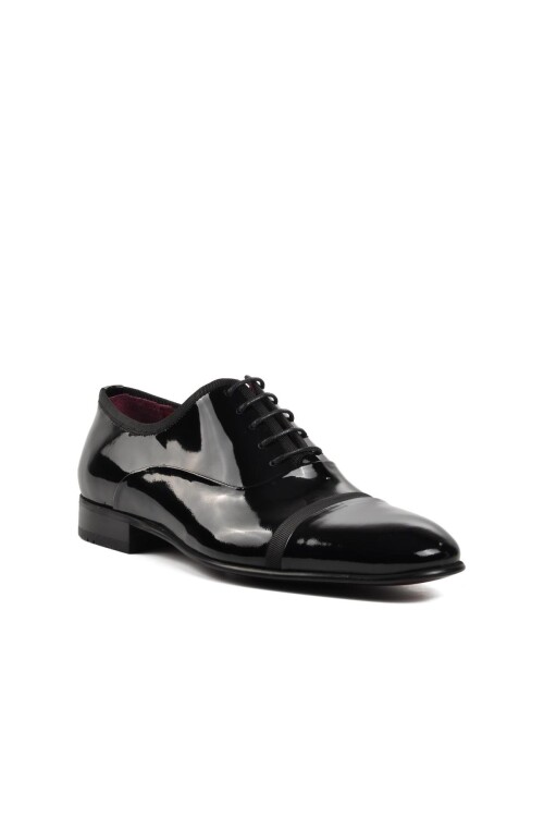 Black Patent Leather Mens Classic Shoes 0089 M
