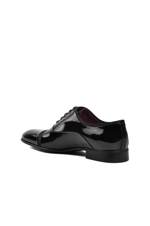 Black Patent Leather Mens Classic Shoes 0089 M