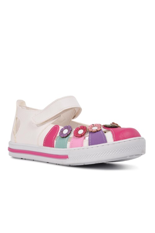 White Pink Orthopedic Girls Sandals 210106 C