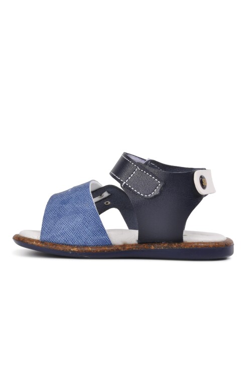 Navy Blue Orthopedic Boys Sandals 210107 C