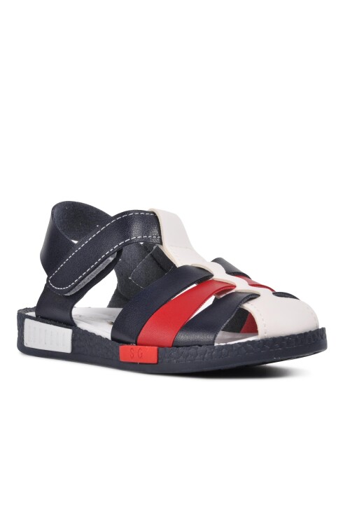 صندل تقويمي للعظام للأولاد أزرق داكن أحمر 210111 C