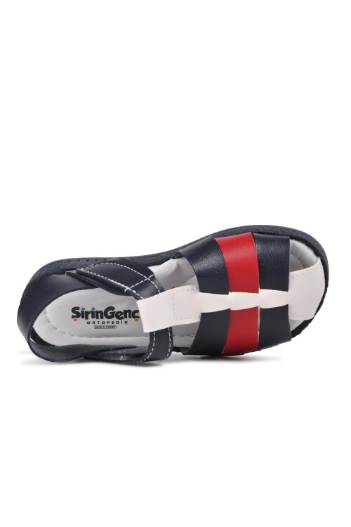 صندل تقويمي للعظام للأولاد أزرق داكن أحمر 210111 C