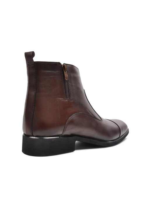 Kahve Hakiki Deri Erkek Chelsea Bot 02173 M