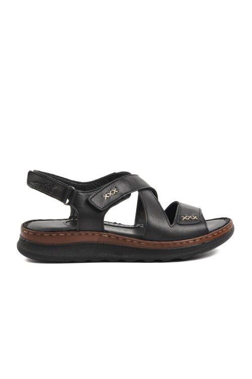 صندل مسطح نسائي أسود 23021716Y Z