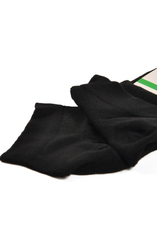 AyakmodBlack Bamboo Unisex Ankle Socks 24K001