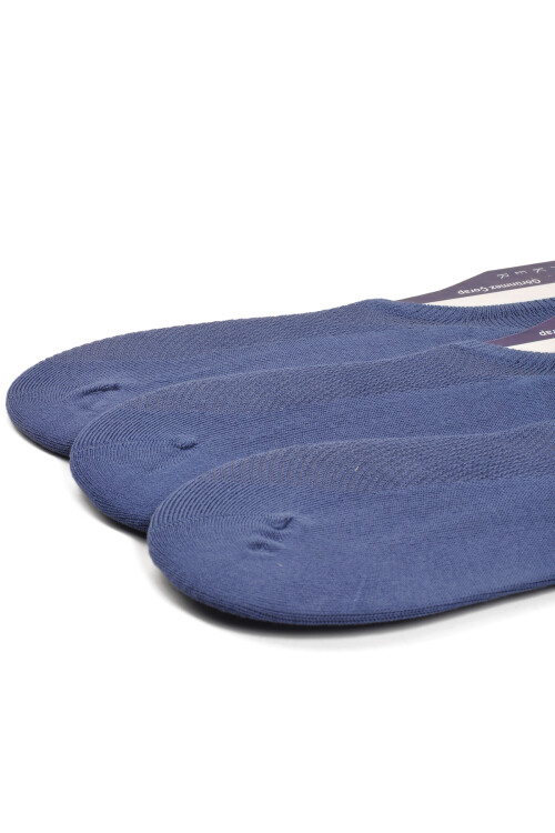 Ayakmodİndigo Unisex 3'lü Babet Çorap 24K005