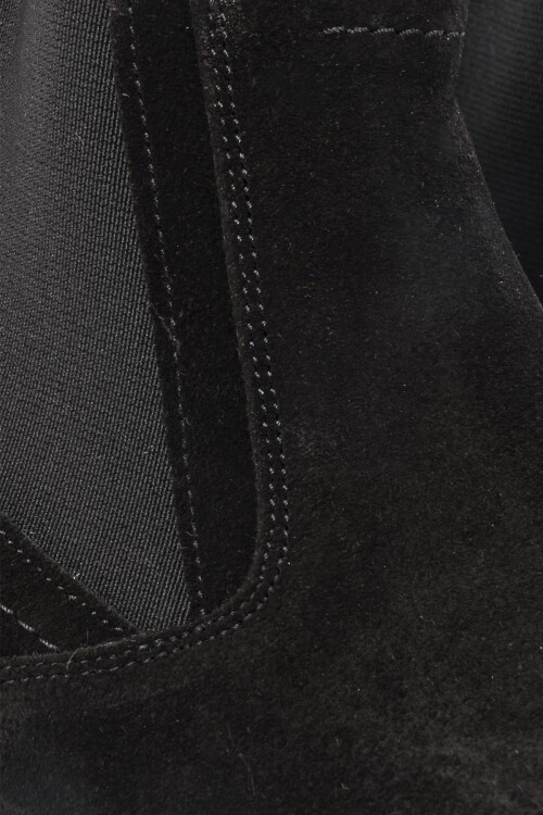 Black Nubuck Genuine Leather Mens Classic Shoes 2603 M